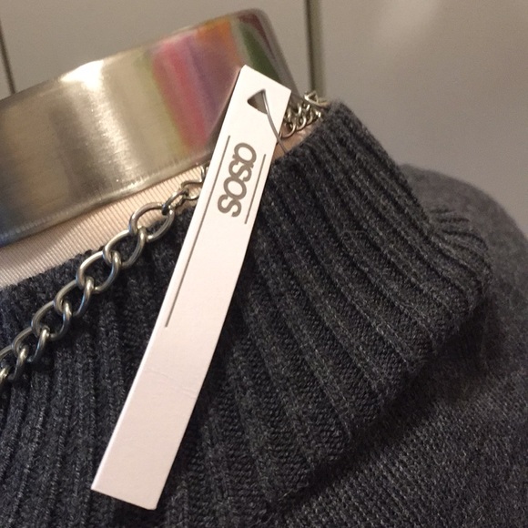 NWT High Crop ASOS Sweater Top - Picture 5 of 7